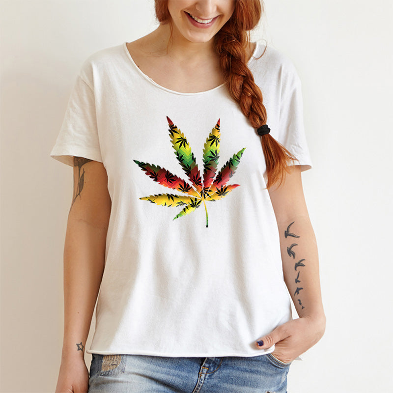 cannabis Puff Patterned HTV