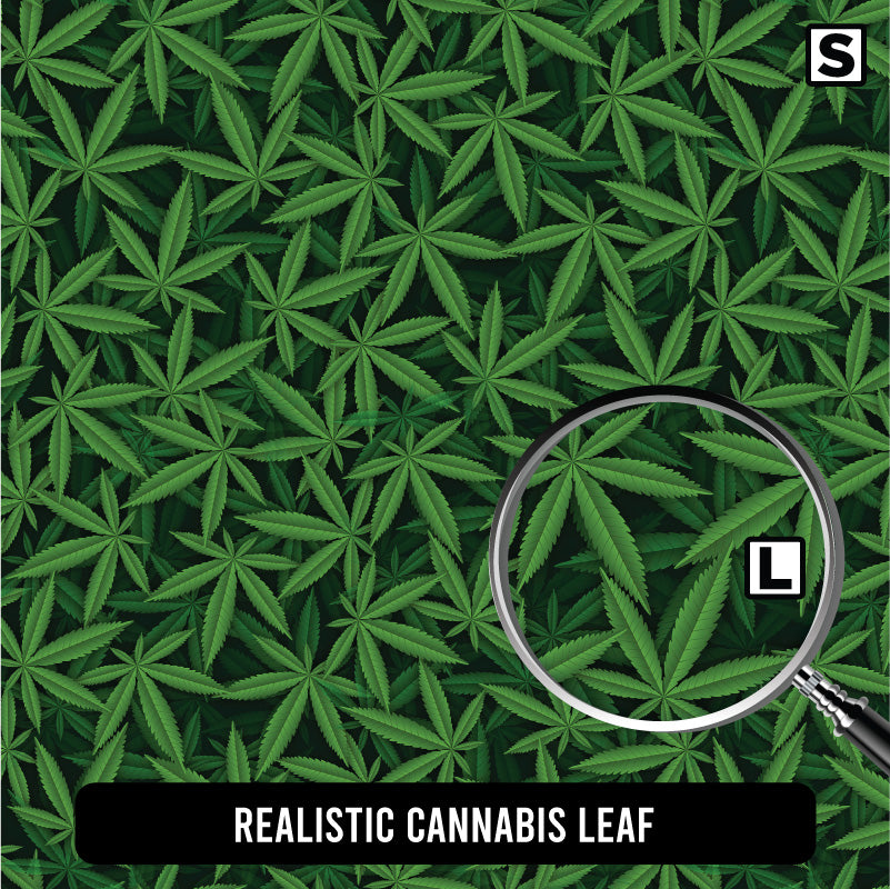 4/20 Cannabis Glitter Patterned HTV (12" x 12")