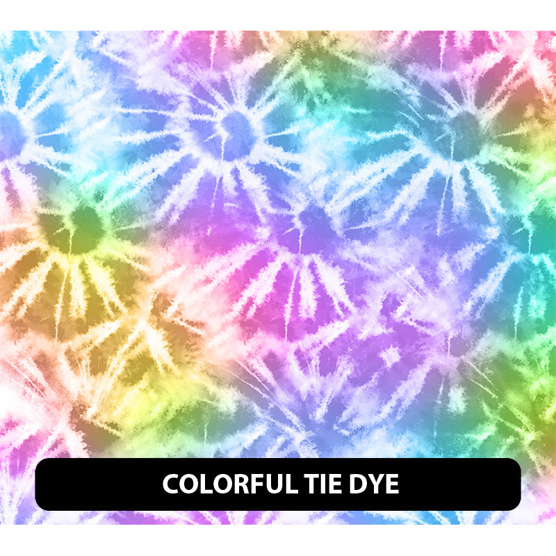Tie Dye Puff Patterned HTV (12" x 12")