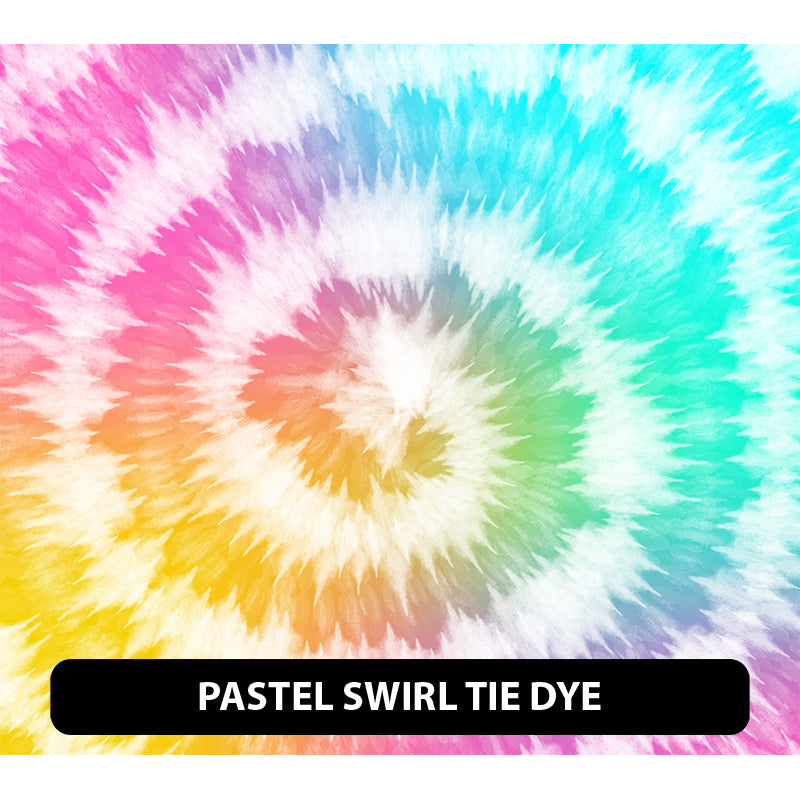Tie Dye Puff Patterned HTV (12" x 12")