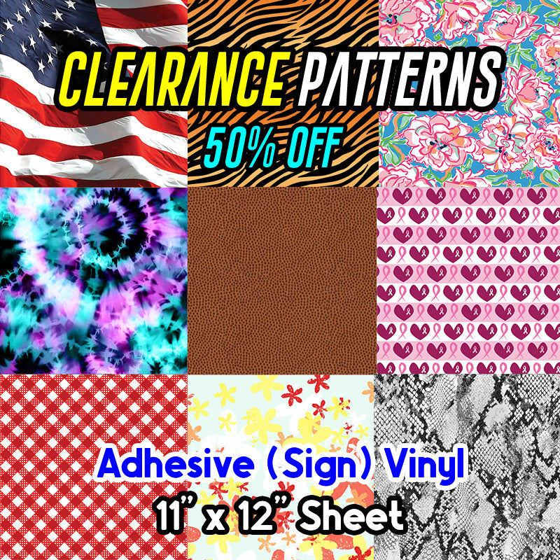 Patterned Adhesive Vinyl