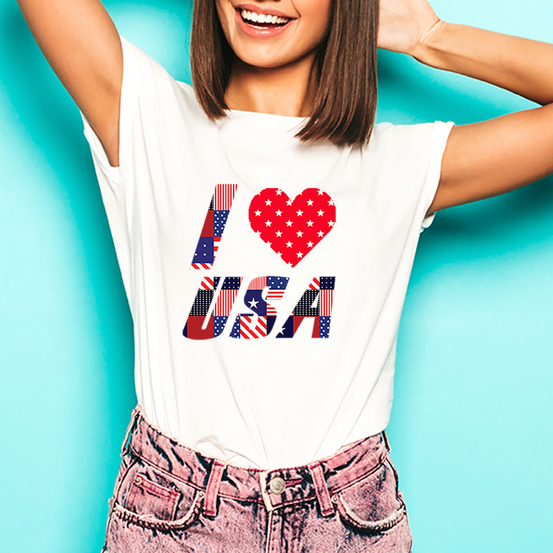 American/ Patriotic Patterned HTV (13.5" x 12")