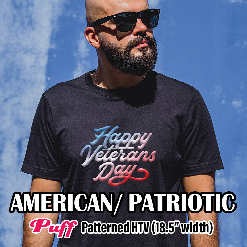 American Patriotic puff pattern