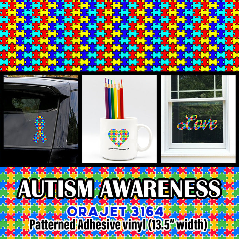 Autism Awareness Orajet 3164 Pattern