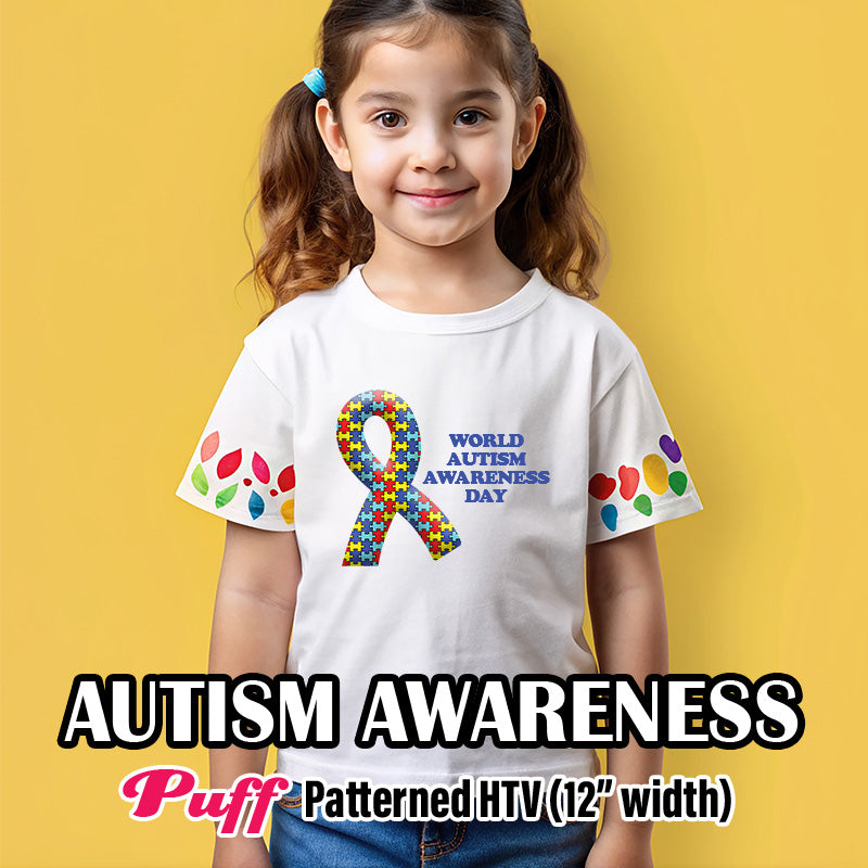 Autism Awareness Puff Pattern