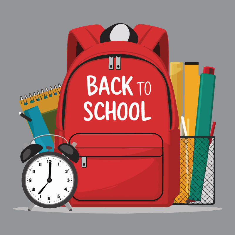 Back to School DTF Transfer Designs (4", 6", 8", 11" Length Available)