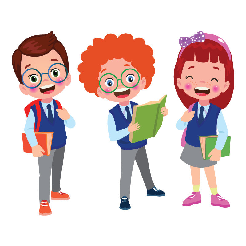 Back to School DTF Transfer Designs (4", 6", 8", 11" Length Available)