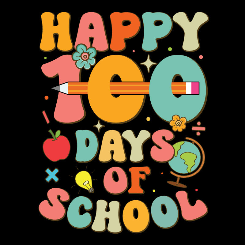 Back to School DTF Transfer Designs (4", 6", 8", 11" Length Available)