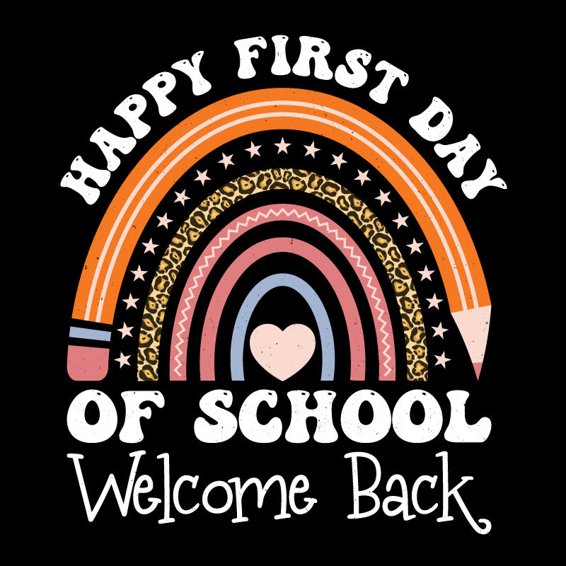 Back to School DTF Transfer Designs (4", 6", 8", 11" Length Available)