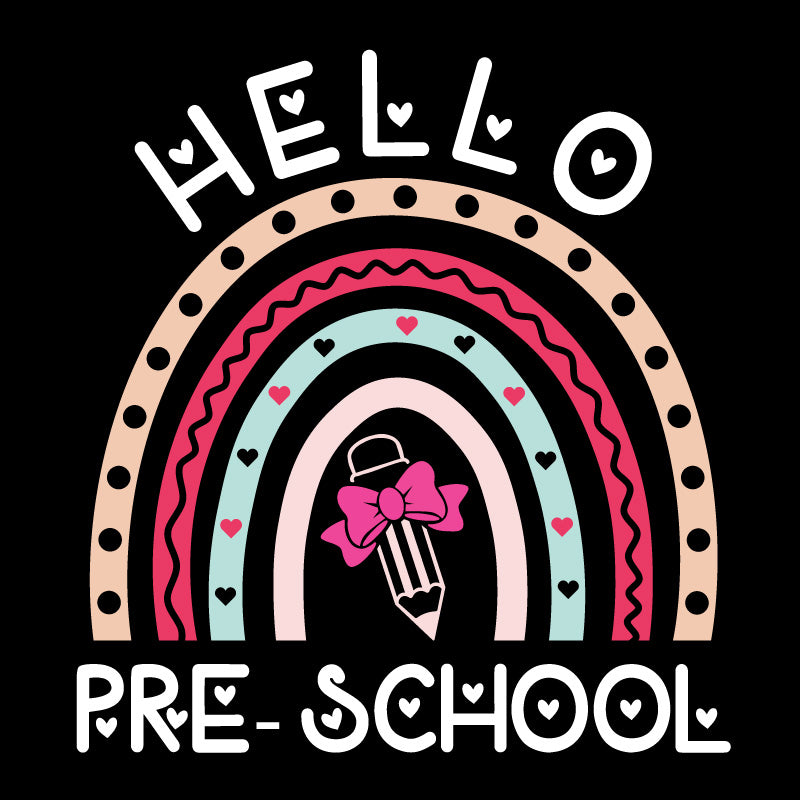 Back to School DTF Transfer Designs (4", 6", 8", 11" Length Available)