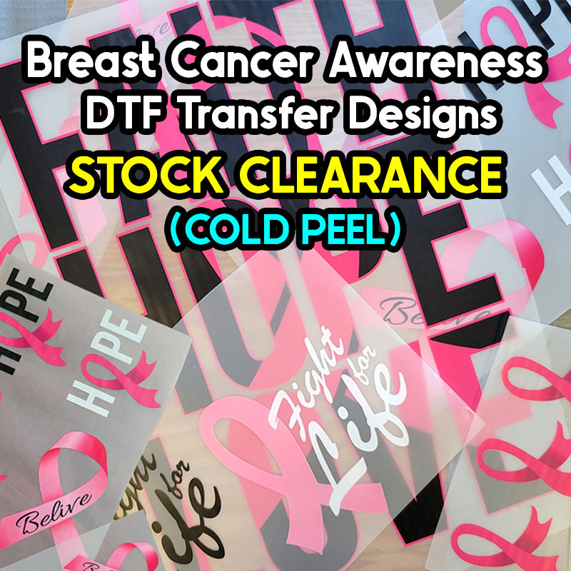 Breast Cancer Awareness DTF Transfer