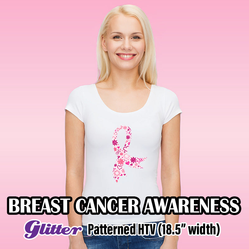 Breast Cancer Awareness Glitter Pattern