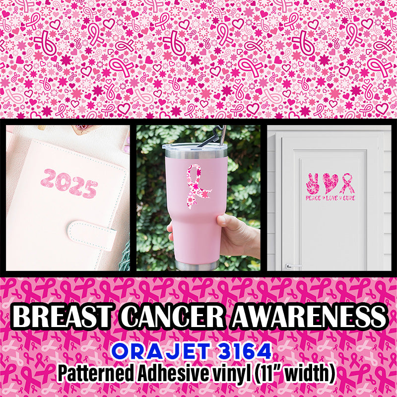 Breast Cancer Awareness Adhesive Pattern
