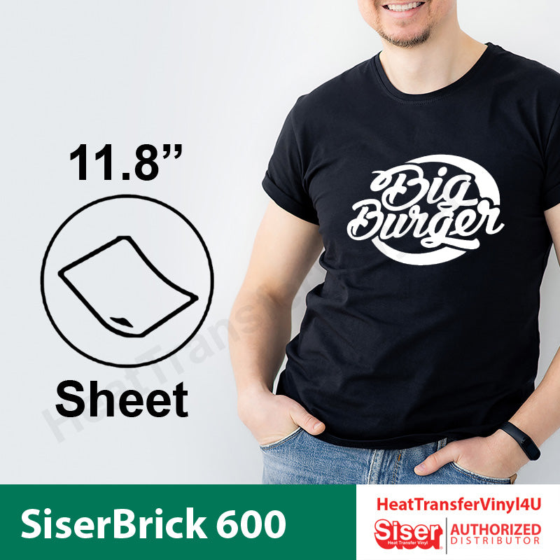 Siser Brick 600 Heat Transfer Vinyl, 19.6 x 30FT Roll (Navy Blue - HEX #414C60) - Compatible with Siser Romeo/Juliet & Other Professional or Craft Cutters - 3D HTV - CPSIA Siser Brick 600 Heat Transfer Vinyl, 19.6 x 30FT Roll (Navy Blue - HEX #414C60) - Compatible with Siser Romeo/Juliet & Other Professional or Craft Cutters - 3D HTV - CPSIA
