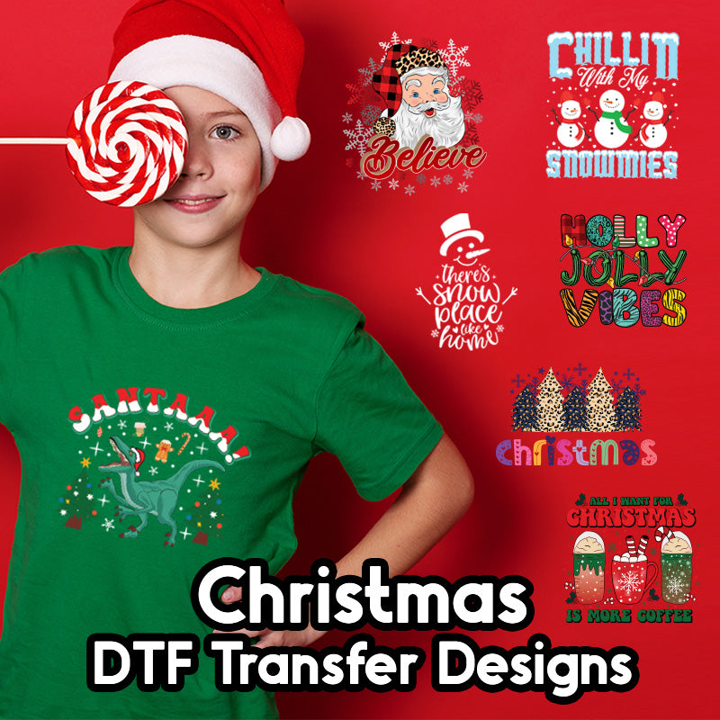 Christmas Iron On Transfers - Holly Jolly Mama Pink Sublimation and DTF  Transfers - Holiday Heat Transfers – Pip Supply