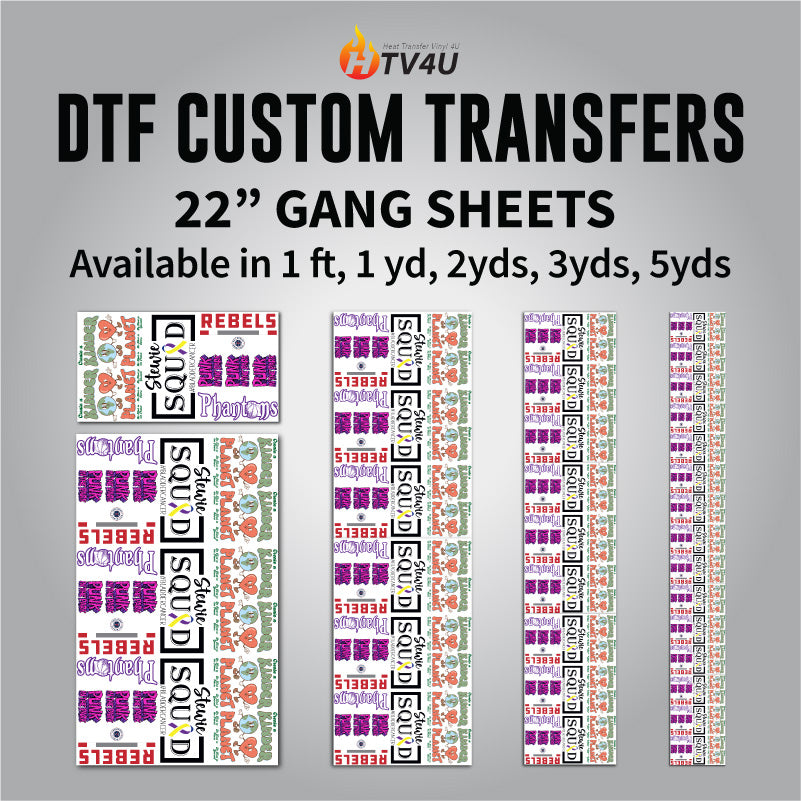 Direct to Film Custom Transfers