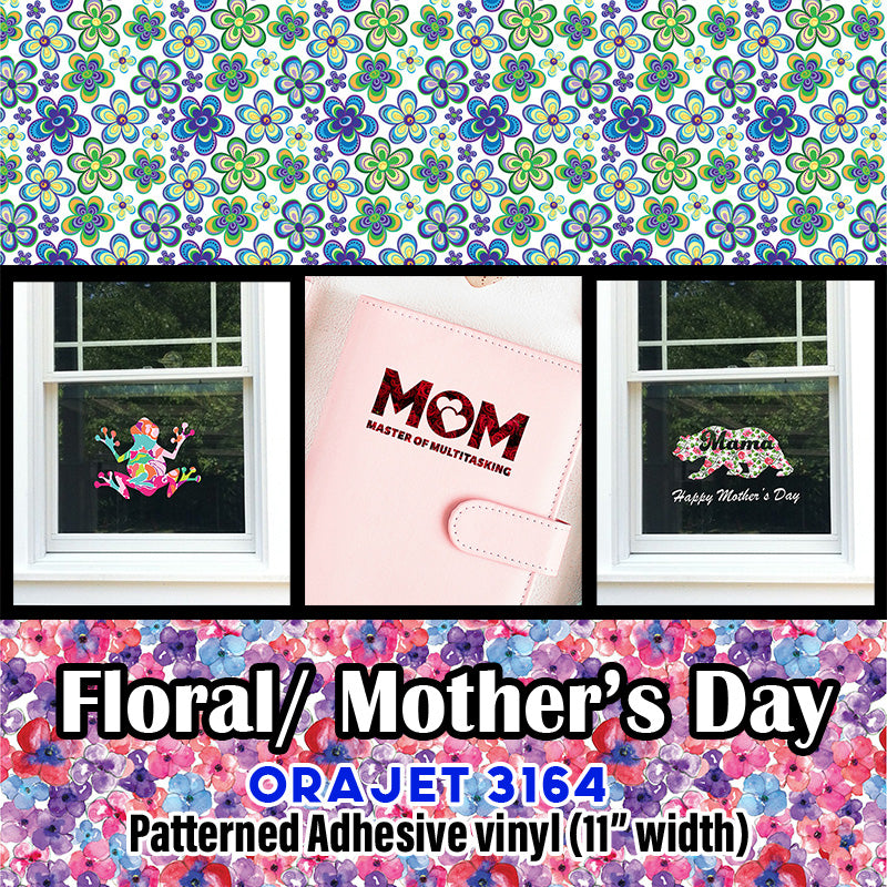 Floral Mother's Day Adhesive Pattern