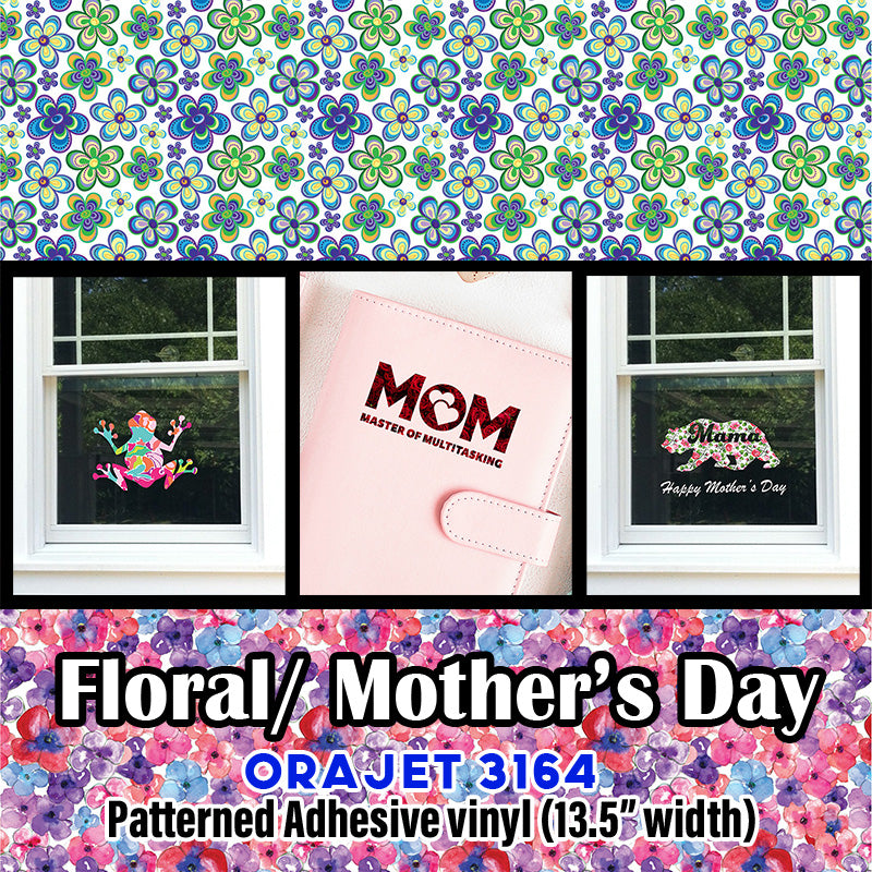 Floral Mother's Day Adhesive Pattern