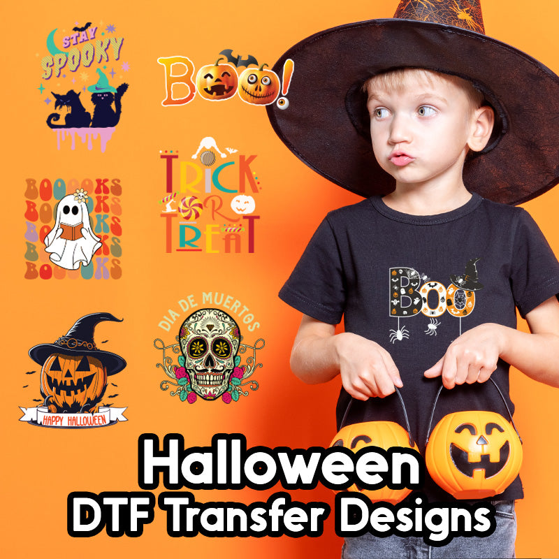 Halloween DTF Transfer Designs