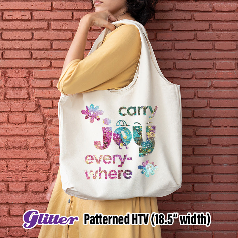 Ombre Glitter Patterned HTV