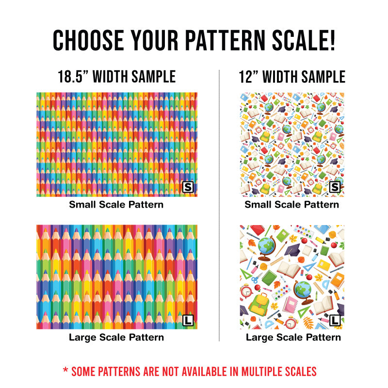 Back to School Glitter Pattern