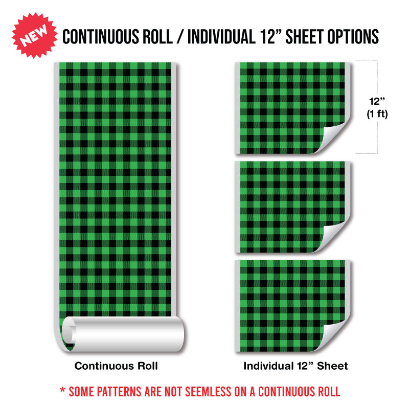 Plaid Patterned Adhesive vinyl
