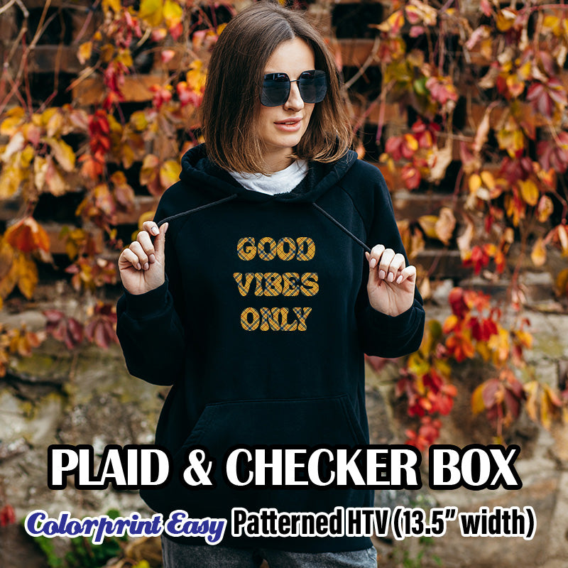 Plaid & Checker Box Patterned HTV