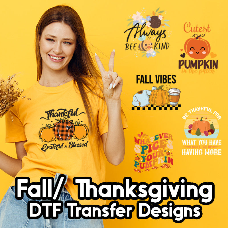 Thanksgiving DTF transfer