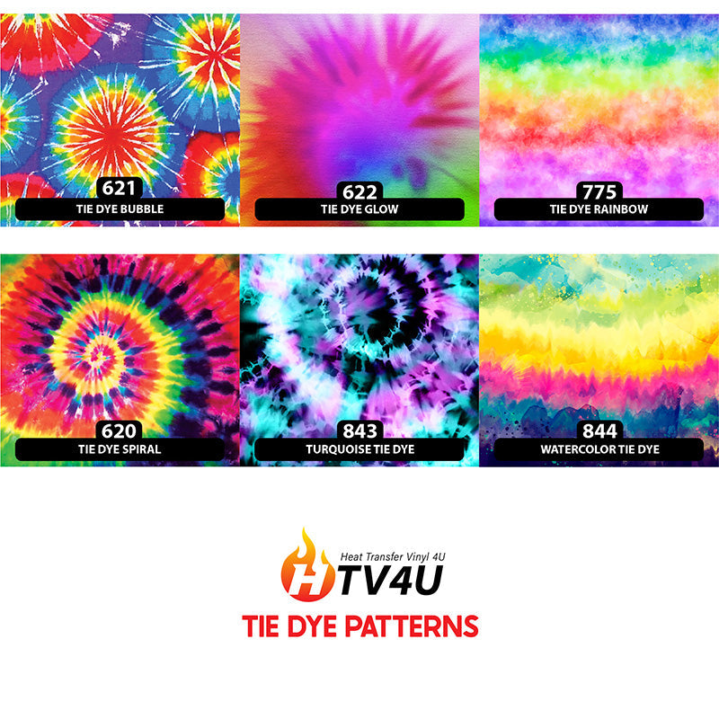 Tie Dye Patterned HTV