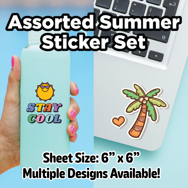 Summer UV DTF Stickers