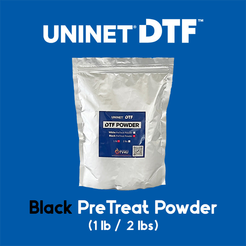 Uninet Direct to Film (DTF) Black Transfer Adhesive Powder - 1.75 lbs