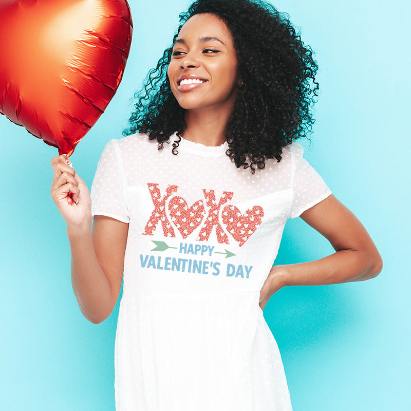 Valentine's Day Glitter Pattern