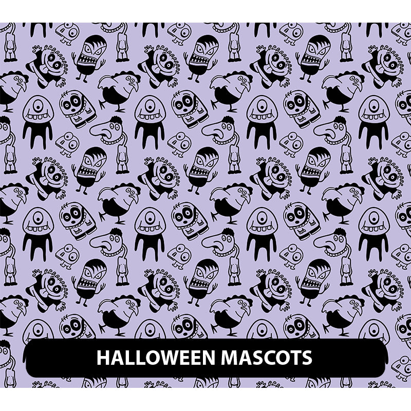 Halloween/ Dia De Muertos Orajet 3164 Patterned Adhesive Vinyl (13.5" x 12")