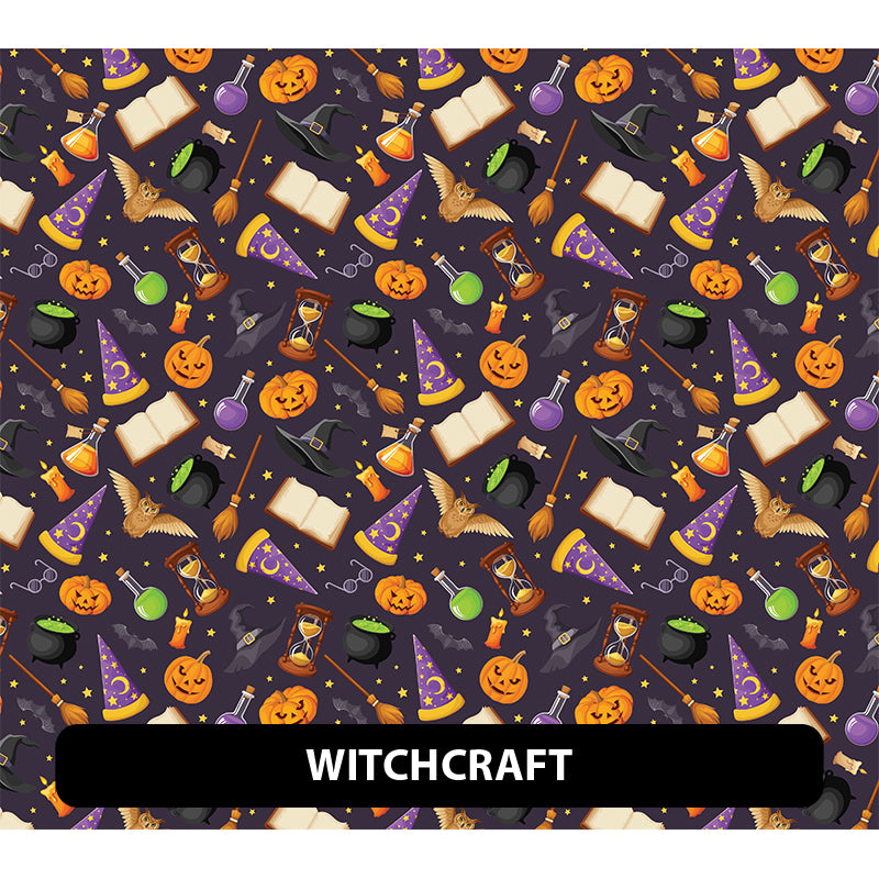 Halloween/ Dia De Muertos Orajet 3164 Patterned Adhesive Vinyl (13.5" x 12")