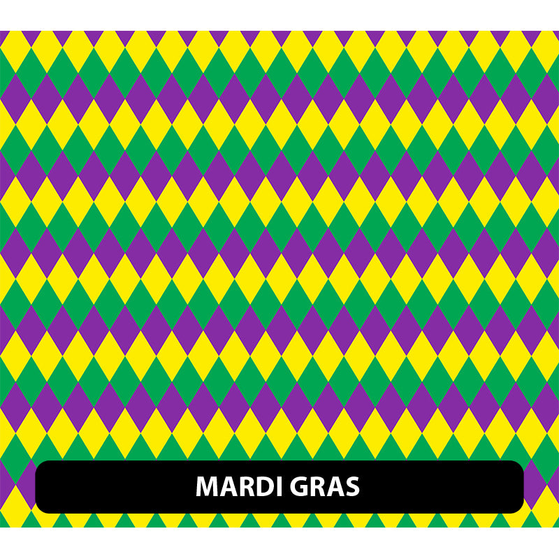 Mardi Gras Orajet 3164 Patterned Adhesive Vinyl (13.5" x 12")