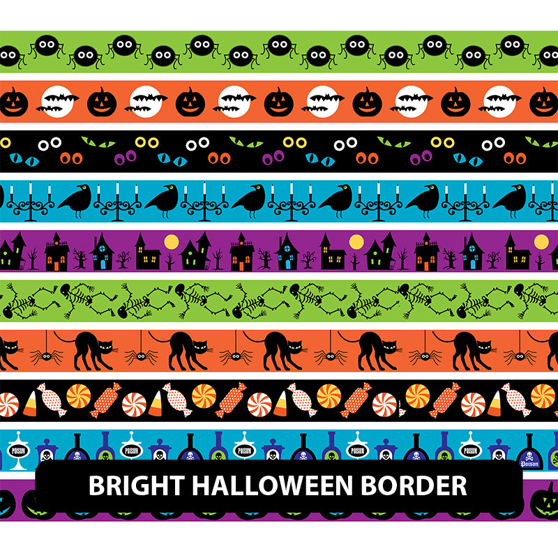 Halloween/ Dia De Muertos Orajet 3164 Patterned Adhesive Vinyl (13.5" x 12")