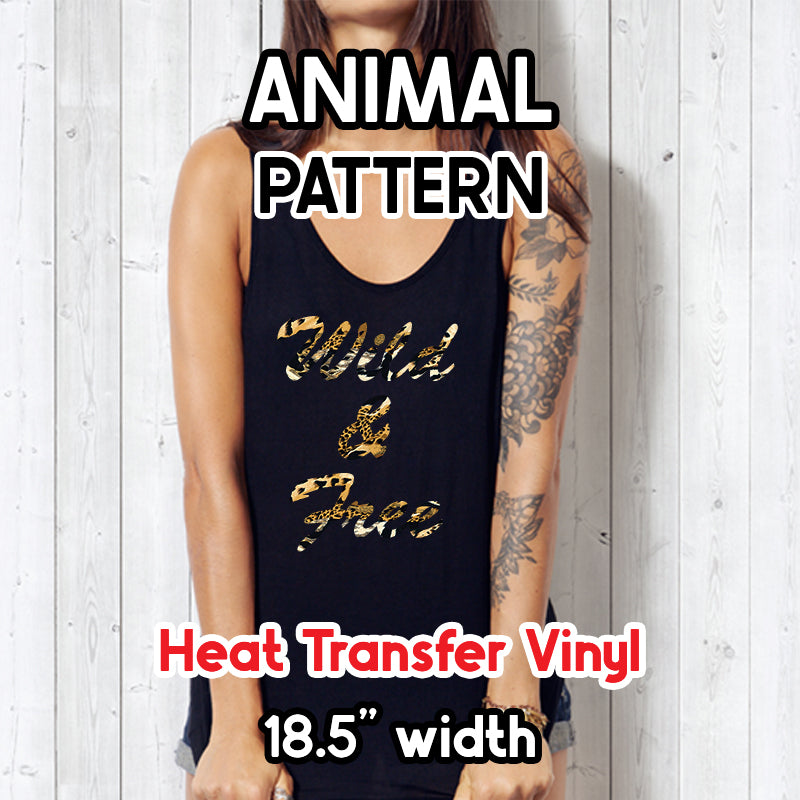 Siser EasyPatterns Heat Transfer Vinyl HTV for T-shirts 18 by 12 Inches (Leopard Cheetah Pink)