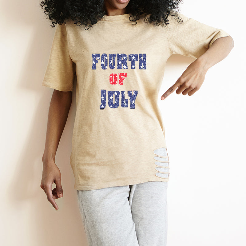 American Themed Glitter Pattern