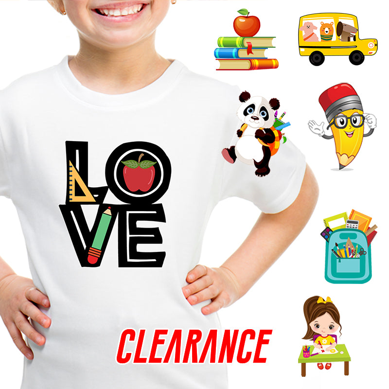 Back To School Theme PAC HTV - CLEARANCE (50% off)