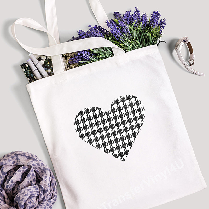 Black & White Glitter Patterned HTV