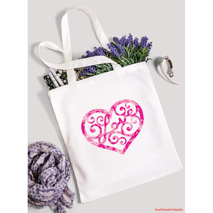 Breast Cancer Awareness Patterned HTV