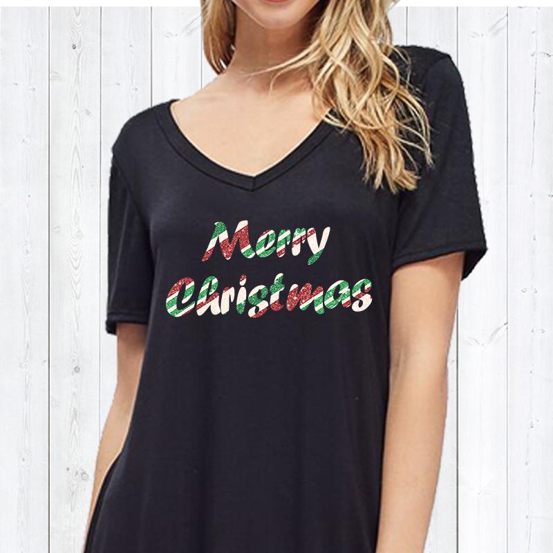 Christmas Glitter Patterned HTV