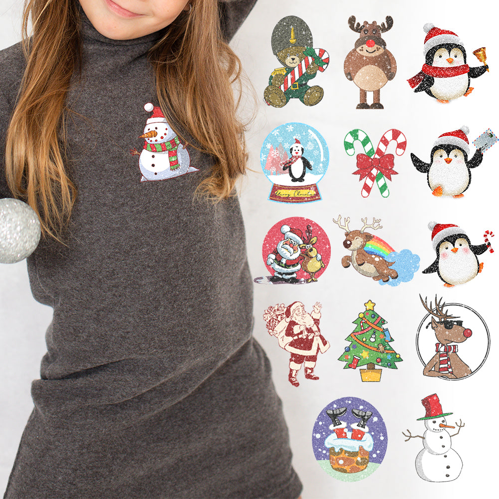 Christmas Theme PAC Glitter HTV (4")