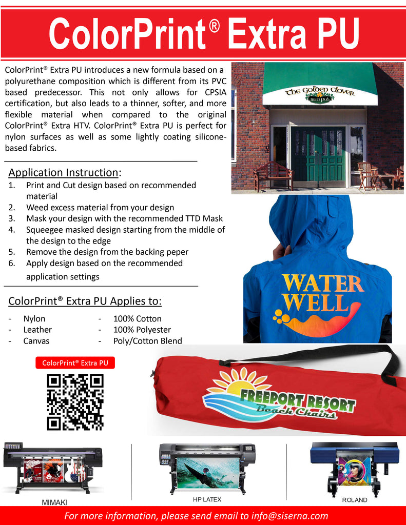 Siser ColorPrint Extra PU