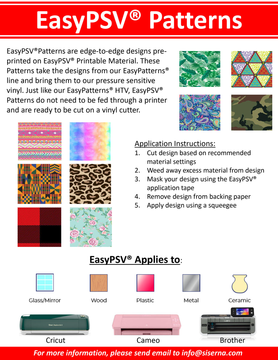 Siser EasyPSV Printable Gloss