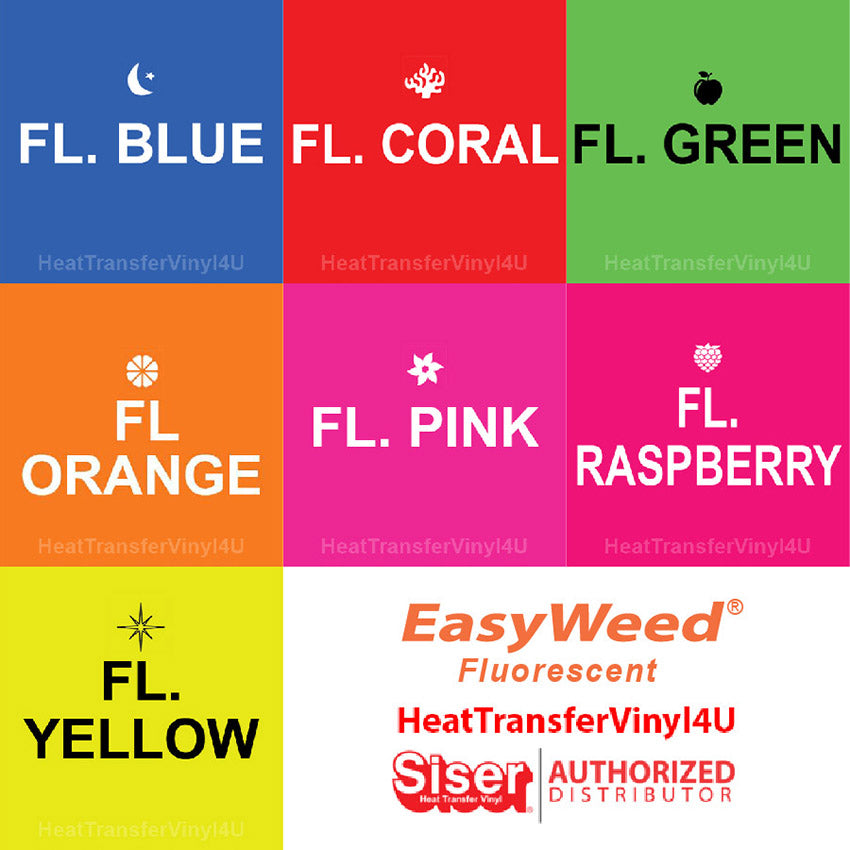 Siser EasyWeed Fluorescent 19.66" x 12" Sheet