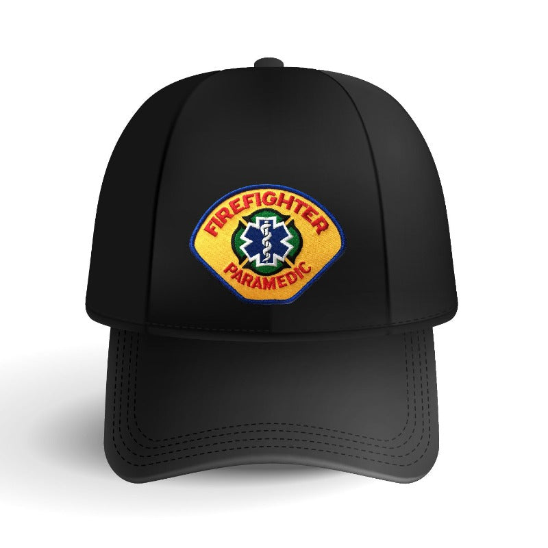 Firefighter Paramedic Embroidered Patch (4.5" x 3.5")