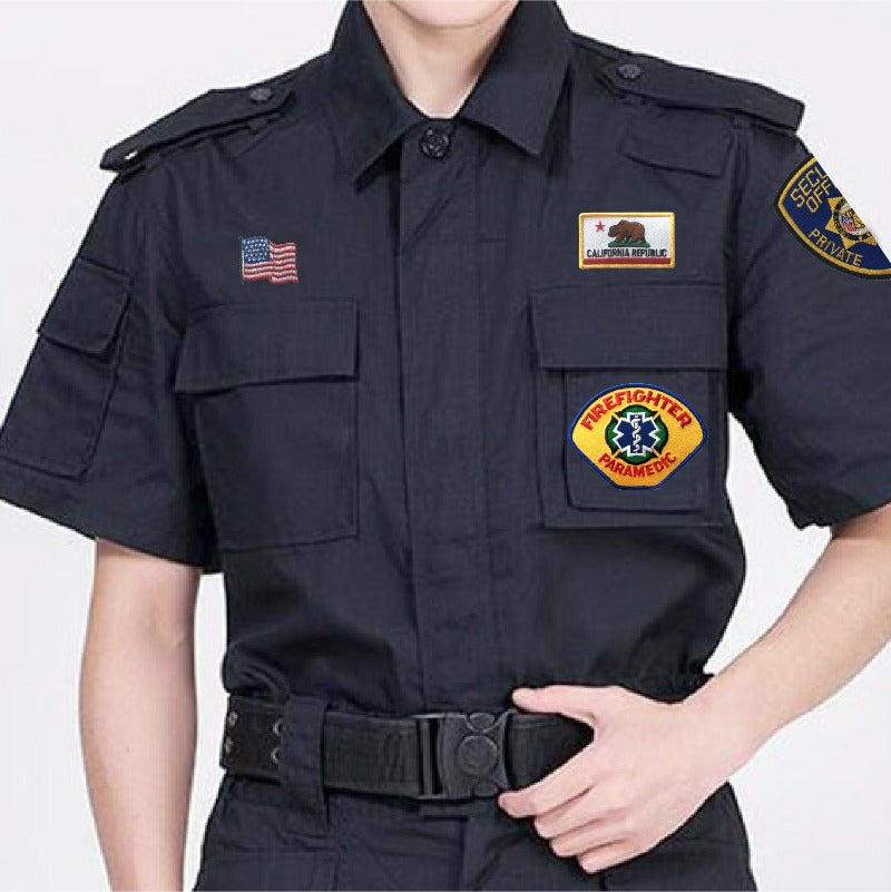 Private Security Officer w/ Logo Embroidered Patch (4" x 4.5")