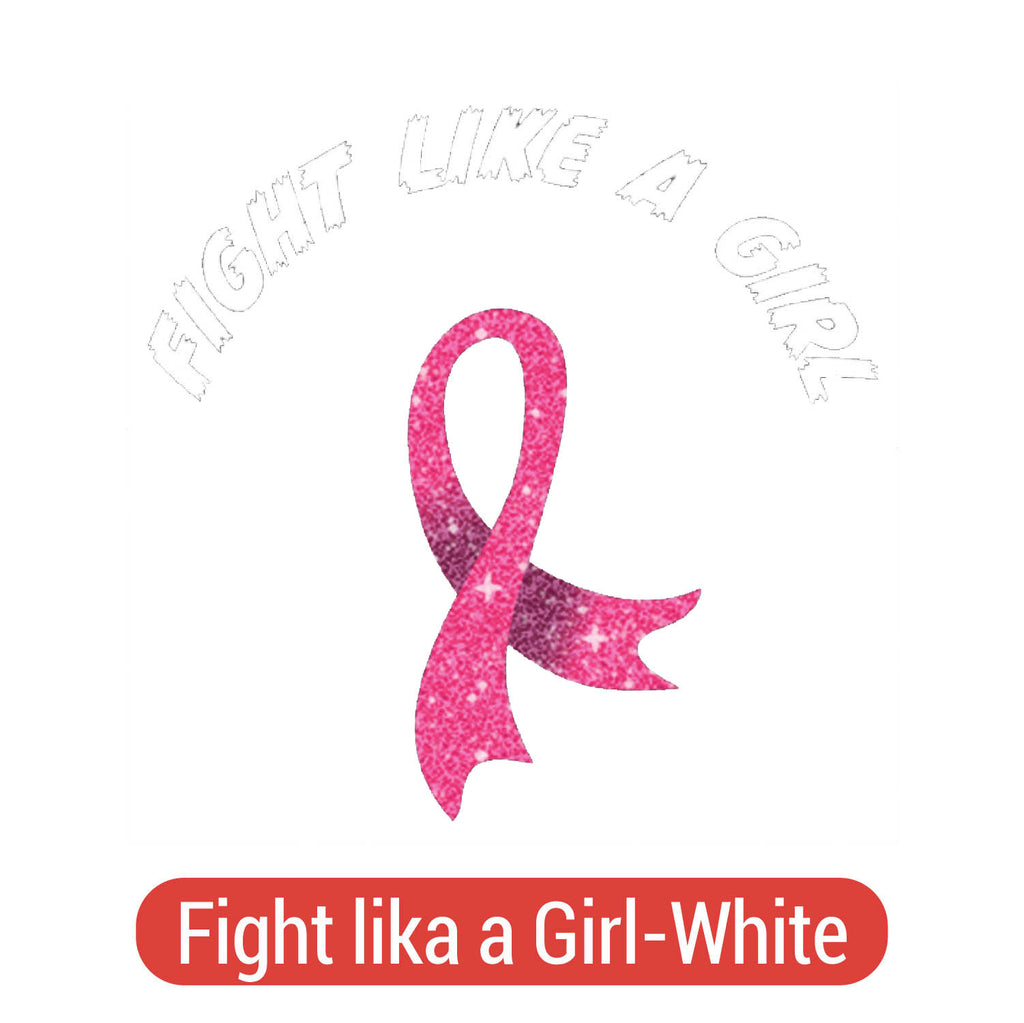 Breast Cancer Awareness Theme PAC Glitter HTV (8")