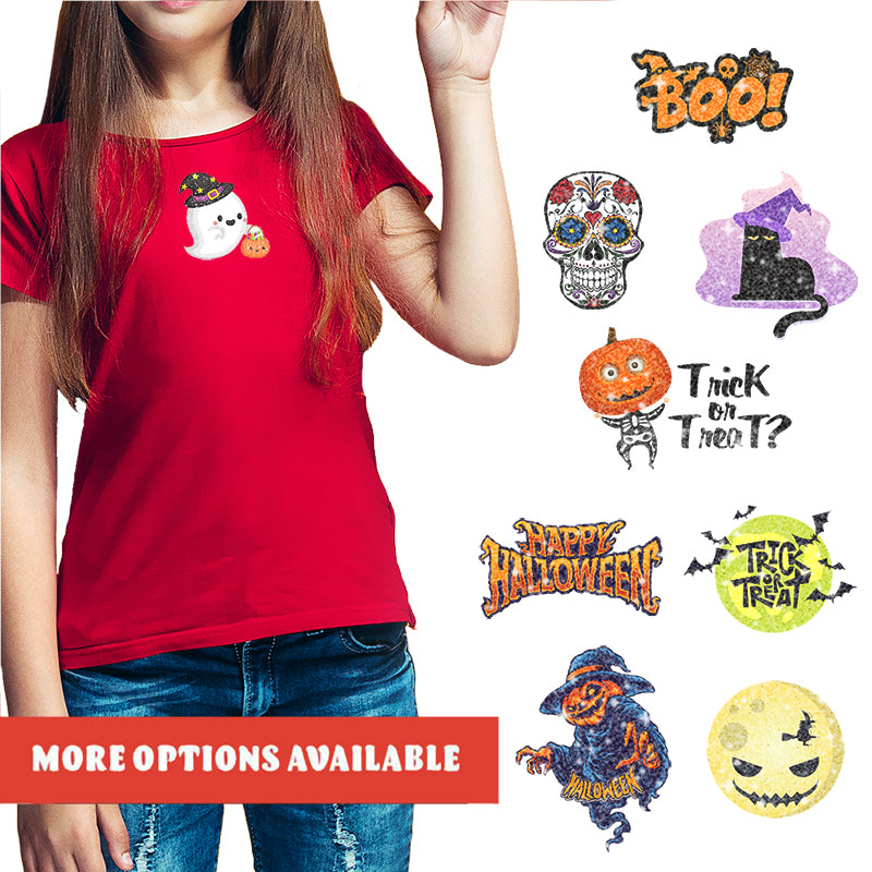 Halloween Theme PAC Glitter HTV (4")